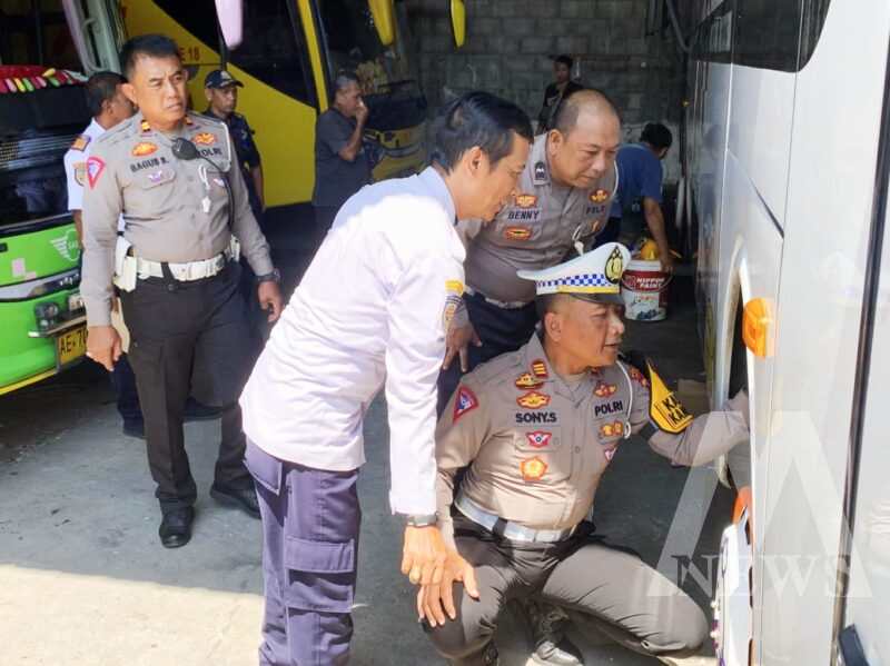 Satlantas Polres Magetan dan Dishub gelar rampcheck