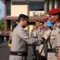 Kapolres Bojonegoro AKBP Mario Prahatinto pimpin sertijab