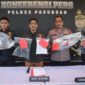 Polisi amankan Gangster Viral di Medsos beserta barang buktinya