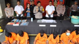 Polres Tulungagung amankan tersangka Judi Online beserta barang buktinya