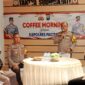 Kapolres Pacitan AKBP Agung Nugroho saat Coffee Morning