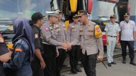 Kapolres Jember AKBP Bayu Pratama Gubunagi cek pengamanan terminal
