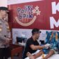 Kapolres Lamongan AKBP Bobby A. Condroputra tinjau Baksos dan Bakkes