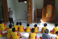 Kanit Binmas Polsek Temayang sosialisasi di MI Plus As Syahidin cegah bullying