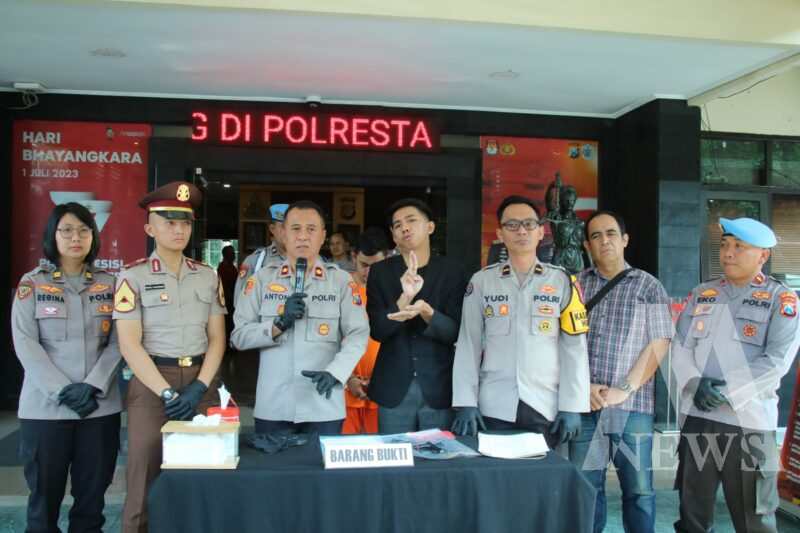 Polresta Malang Kota tangkap tersangka beserta barang buktinya
