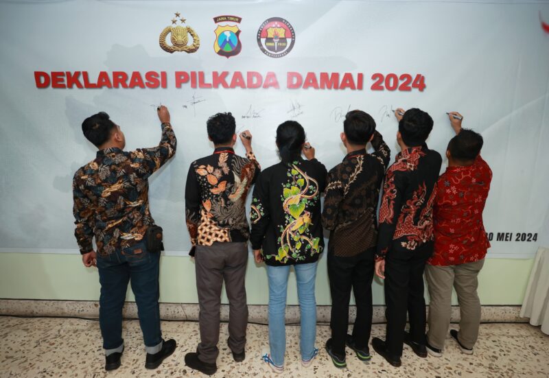 Warga Net bersama Polda Jatim gelar Deklarasi Damai