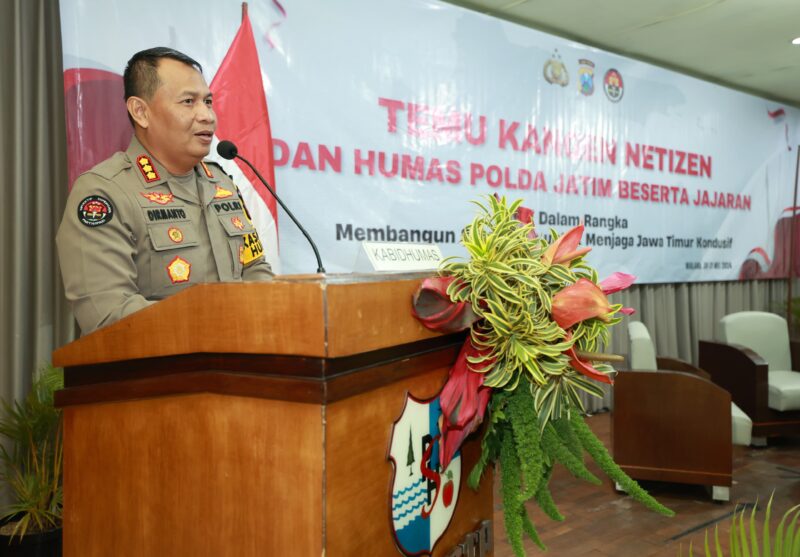 Kabidhumas Polda Jatim Kombespol Dirmanto