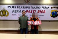 Polres Tanjung Perak amankan sopir pengedar Sabu beserta barang buktinya