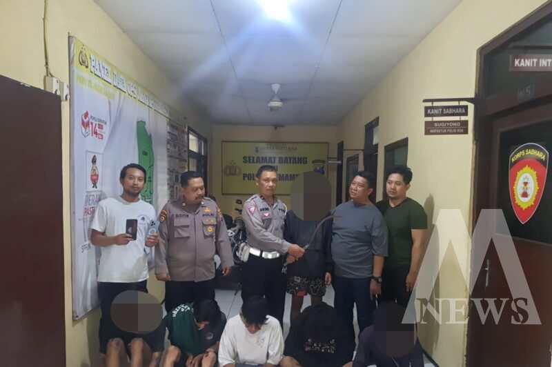 Polisi amankan pelaku tawuran beserta barang buktinya
