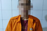 Tersangka diamankan Polisi beserta barang buktinya