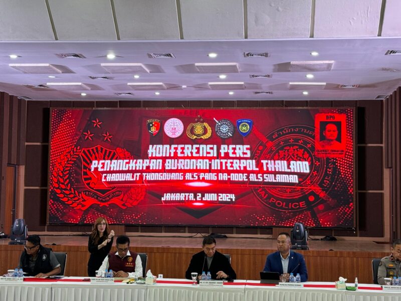 Tim Divisi Hubungan Internasional Polri tangkap buronan paling dicari di Thailand