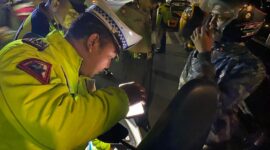 Satlantas Polres Nganjuk patroli Balap Liar dan Knalpot Non Spektek