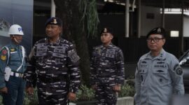 Wadan Kodiklatal Laksda TNI Eko Wahjono dampingi Sestama Bakamla RI Laksda TNI Tatit E. Witjaksono