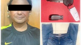 Tersangka diamankan Polisi beserta barang buktinya