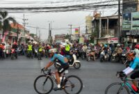 Polresta Sidoarjo atur jalur Tour de Panderman 2024 warga support peserta