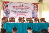 Kapolres Bojonegoro AKBP Mario Prahatinto gelar cangkrukan