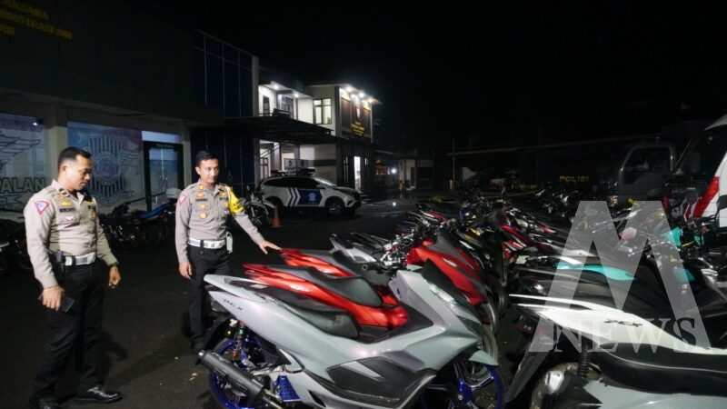 Satlantas Polres Bangkalan amankan 52 motor Bali