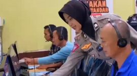 Polwan Polres Tulungagung edukasi kaum Difabel