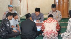 Polres Kediri Kota fasilitasi tahanan menikah di masjid Baiturahim