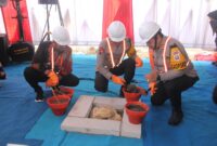 Kapolda Jatim Irjen Pol Drs. Imam Sugianto peletakan Batu Pertama Gedung Satya Haprabu Polres Sumenep