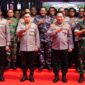 Kapolri Jenderal Listyo Sigit Prabowo didampingi Kabaharkam Polri Komjen Pol Fadil Imran dan Wakapolda Metro Jaya Brigjen Pol Suyudi Ario Seto