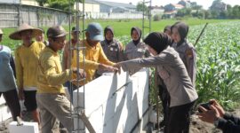 Polres Mojokerto bangun 2 sumur bor topang irigasi lahan pertanian