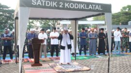 Keluarga Besar Satdik – 2 Kodiklatal Rayakan Idul Adha 1445 H/2024 M