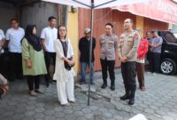 Kapolres Malang AKBP Putu Kholis Aryana didampingi Wakapolres Kompol Imam Mustolih