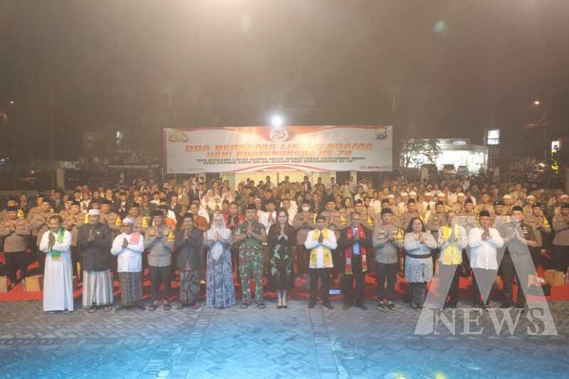 Polres Mojokerto gelar doa bersama lintas agama