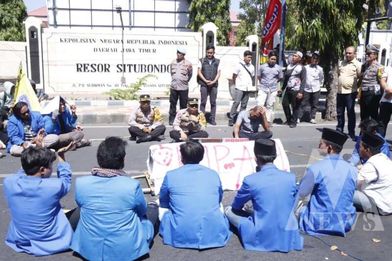 Kapolres Situbondo bertemu Mahasiswa PC PMII