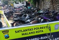 Satlantas Polresta Malang Kota amankan motor non spektek