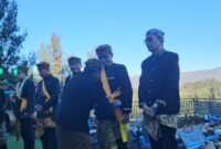 Kapolres Probolinggo AKBP Wisnu Wardana saat pengukuhan