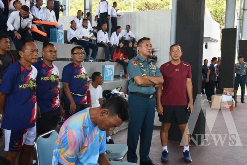 Dankodiklatal Letjen TNI Marinir Nur Alamsyah tinjau Laga Porwiltim 2024