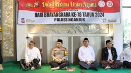 Kapolres Nganjuk AKBP Muhammad gelar doa bersama