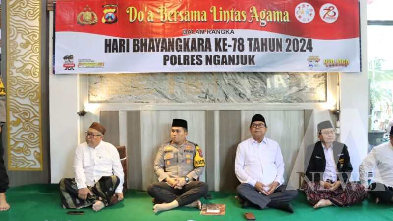 Kapolres Nganjuk AKBP Muhammad gelar doa bersama