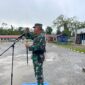 Komandan Satuan Pendidikan (Dansatdik) - 3 Kodiklatal, Kolonel Marinir Harnoko selaku Inspektur Upacara