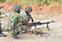 Siswa Korps Marinir Kodikmar Kodiklatal laksanakan lattek Baksenrat