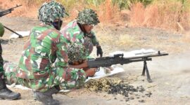 Siswa Korps Marinir Kodikmar Kodiklatal laksanakan lattek Baksenrat