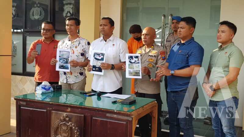 Satreskrim Polres Nganjuk tangkap tersangka tipu gelap mobil