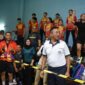 Dankodiklatal Letjen TNI Marinir Nur Alamsyah saat tinjau pekan olahraga