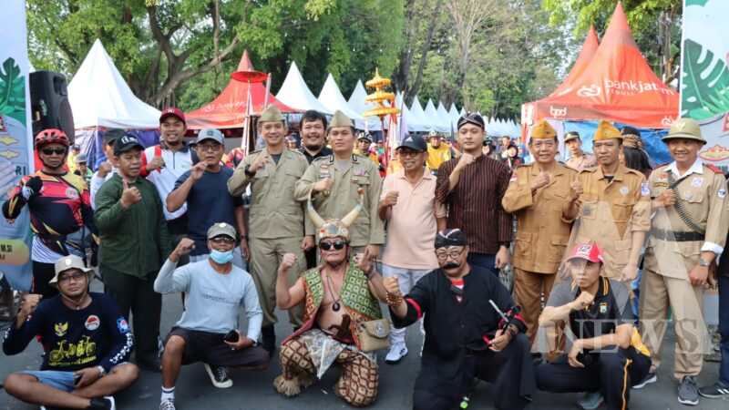 Kapolres Nganjuk AKBP Muhammad ikut semarakan HUT Bhayangkara