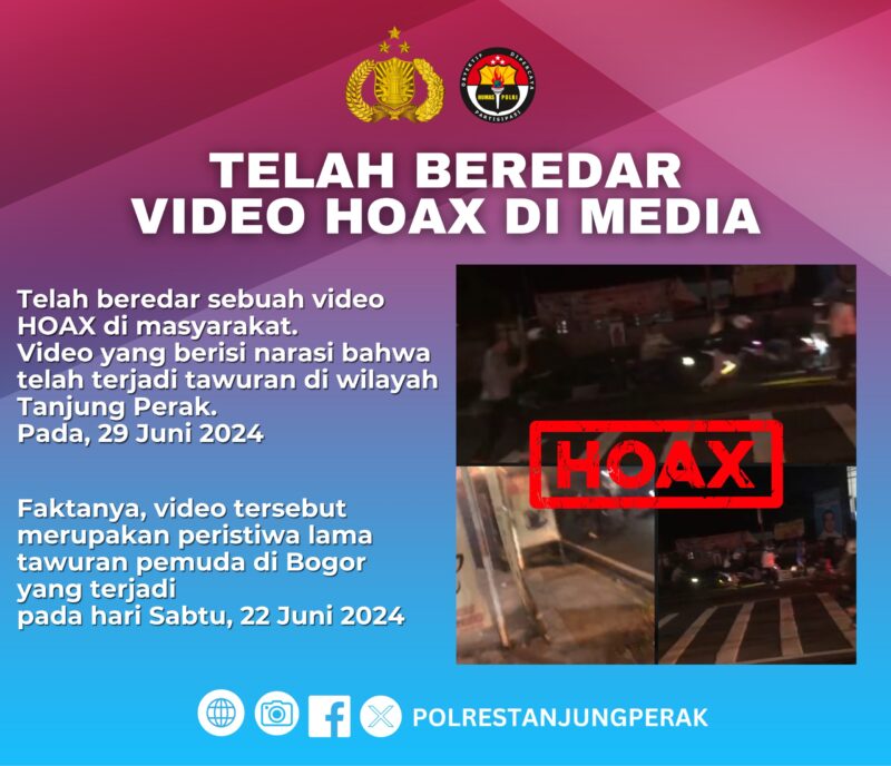 Beredar hoax video tawuran korban dibacok