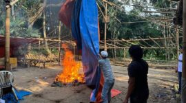 Lokasi judi sabung ayam di bongkar Polisi