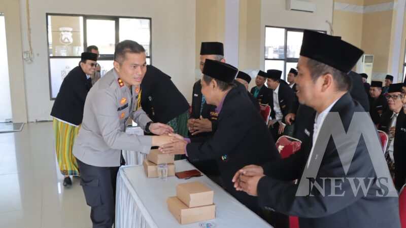 Kapolres Nganjuk AKBP Muhammad silaturahmi bersama ulama Kamtibmas