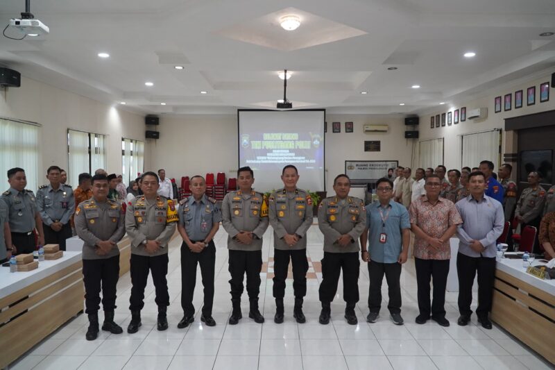 Puslitbang Polri saat lakukan penelitian di Polres Probolinggo