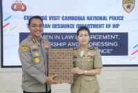 Delegasi Kepolisian Kamboja studi banding ke Indonesia