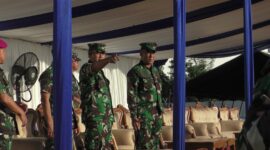 Dankodiklatal Letjen TNI Marinir Nur Alamsyah kunjungi Satdik - 2 Makassar