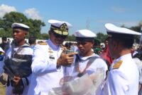 Dankodiklatal Letjen TNI Marinir Nur Alamsyah bersama siswa Dikmata Satdik-2 Makassar