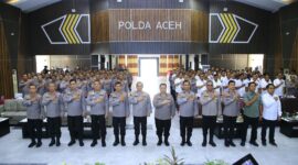 Kaops NCS Polri Irjen Asep Edi Suheri beri arahan 350 personil Polda Aceh