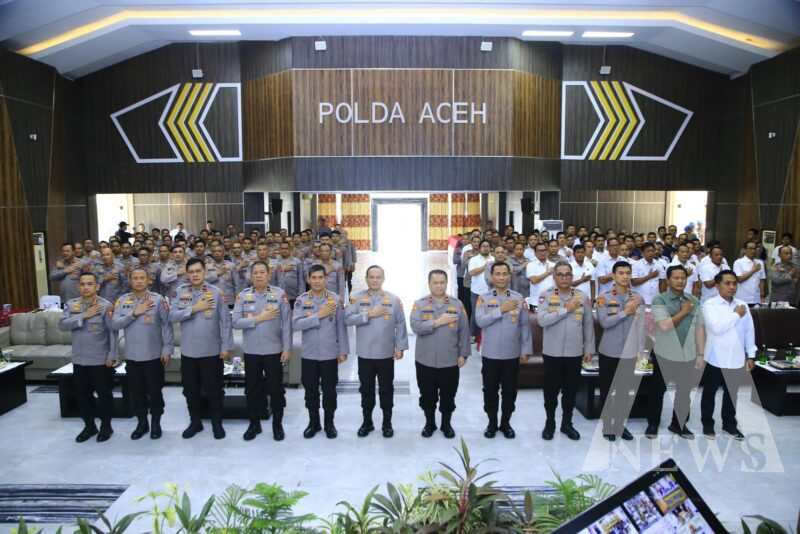 Kaops NCS Polri Irjen Asep Edi Suheri beri arahan 350 personil Polda Aceh